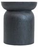 A & B Home Matte Black Round Sculptural Accent Table-1