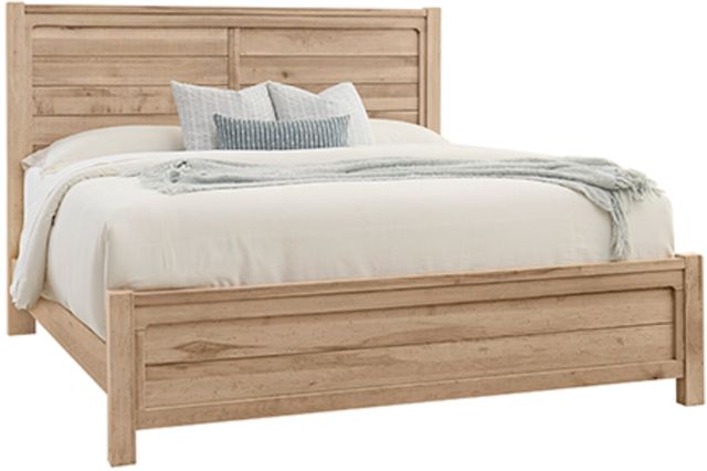 Artisan & Post by Vaughan-Bassett Cool Rustic Clear Maple California King Plank Bed-0