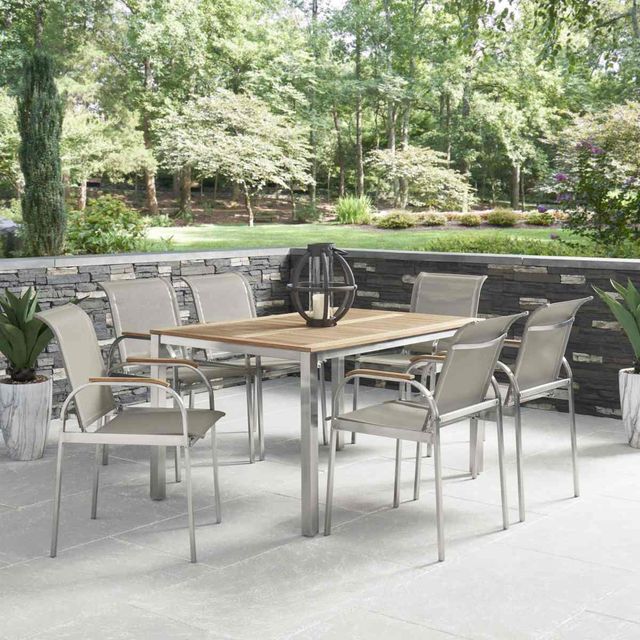homestyles® Aruba 7-Piece Gray Outdoor Dining Set-2