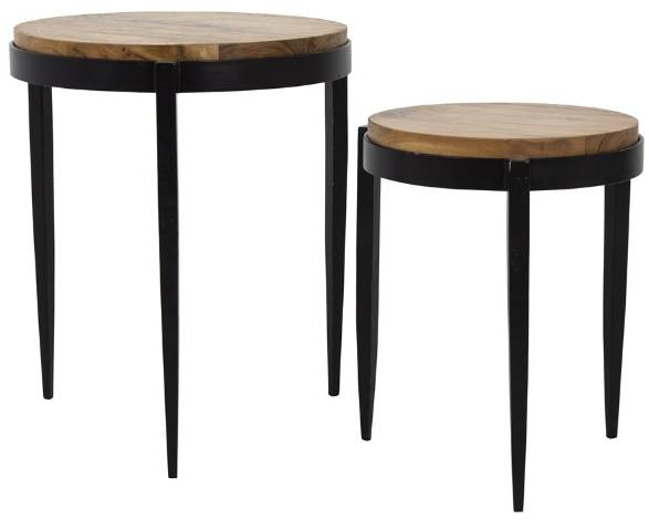 Yosemite Home Decor Raju Nesting Tables - Thumbnail 3