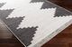 Surya Eagean Charcoal/Off-White 4'x6' Area Rug-2