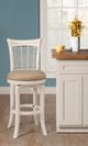 HH2 Home Bayberry White Swivel Bar Stool-1