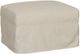 Vanguard® Furniture Ease Josie Tiki Natural Slipcovered Muslin Ottoman-0