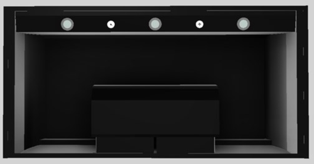 Vent-A-Hood® Designer Series 48" Black Wall Mounted Range Hood-2