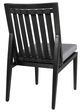 CabanaCoast® Customizable Studio Aluminum/Fabric Outdoor Dining Side Chair-2