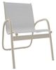 Telescope Casual Gardenella Abalone/Desert Aluminum/Fabric Outdoor Sling Stacking Arm Chair-0