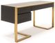 VIG Furniture Modrest Fauna Black Wenge/Brass Desk-0