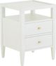 Bassett® Furniture Willow Timeless White Bedside Table-0