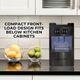 Kenmore® 8" 26 Lb. Black Stainless Steel Front Load Ice Maker-3