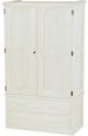 Crate Designs™ Furniture Cloud Shelf And Hanging Rod Armoire-1