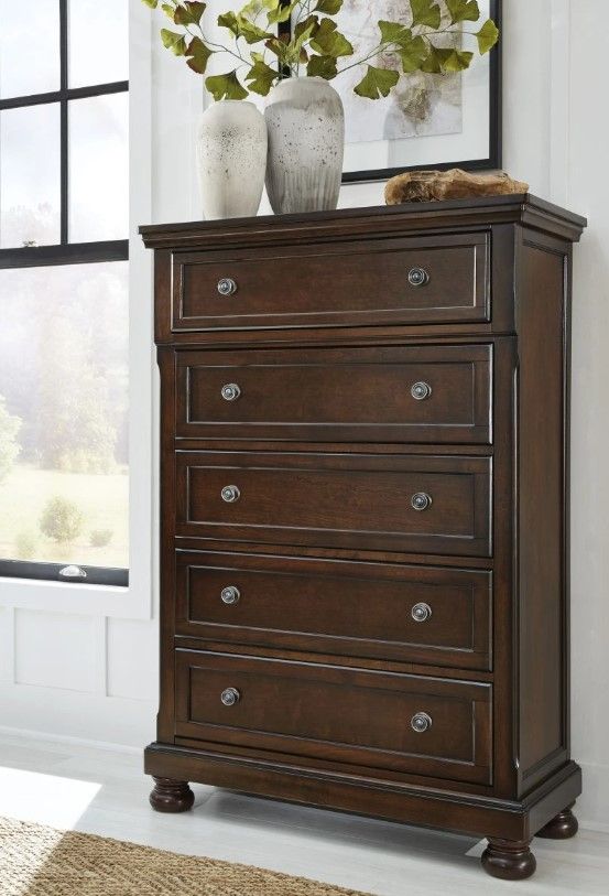 Millennium by Ashley Porter Rustic Brown Chest of Drawers | Brown's  Furniture | Olney, IL