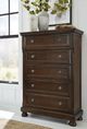Millennium® by Ashley® Porter Rustic Brown Chest of Drawers-4