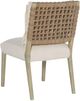 Hooker® Furniture Surfrider Driftwood/Zuri Cream Woven Back Dining Side Chair-2