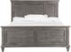 Magnussen Home® Lancaster Dovetail Gray Complete California King Shutter Panel Bed-1