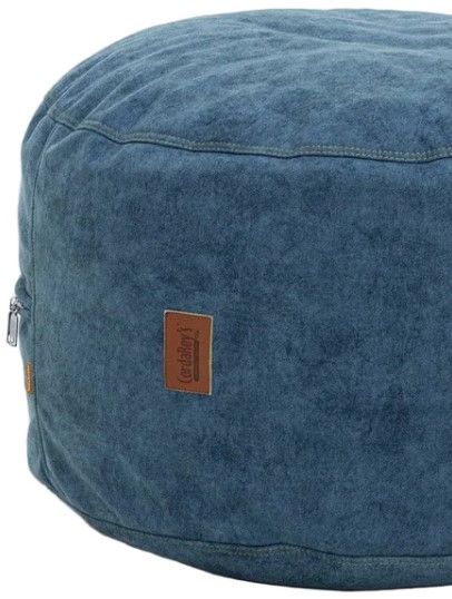 CordaRoy's® Blue Pouf Footstool-1