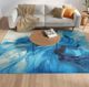 Nourison Home™ Color Splash Blue/Ivory 5'x7' Modern Area Rug-4