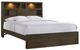 Elements International Hendricks Walnut King Music Bed-1