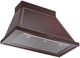 Ilve® Nostalgie II Noblesse 40" Burgundy Wall Mounted Range Hood with Burnished Trim-1