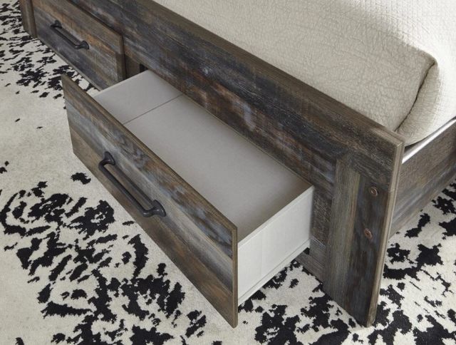 Signature Design by Ashley® Drystan Brown Queen 2-Drawer Storage Panel Bed-2