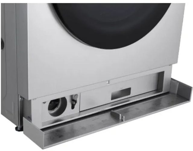 LG SIGNATURE Brushed Platinum Steel Front Load Washer & Gas Dryer Laundry Pair-4