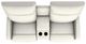 La-Z-Boy® Finley Parchment Manual Wall Reclining Loveseat with Console-4