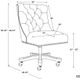 Linon Della Gray Office Chair-2