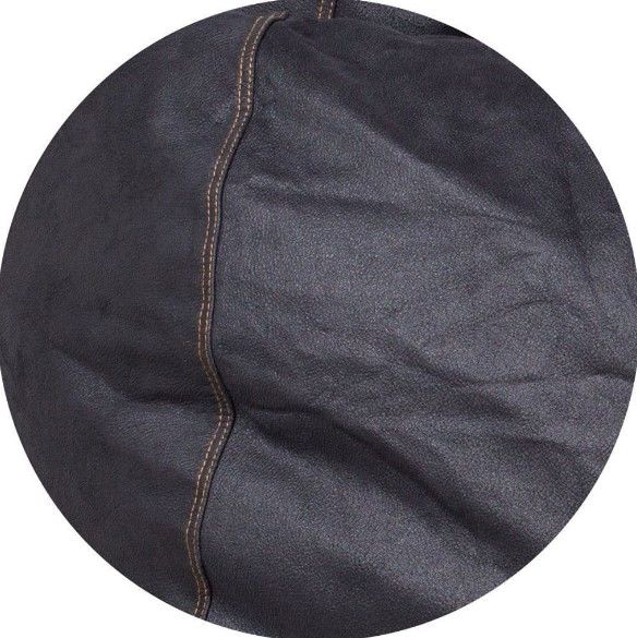 CordaRoy's® Black Faux Leather King Bean Bag Cover-0