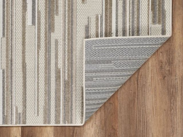 KAS Rugs Calla Gray Denni 5'x7' Area Rug-2