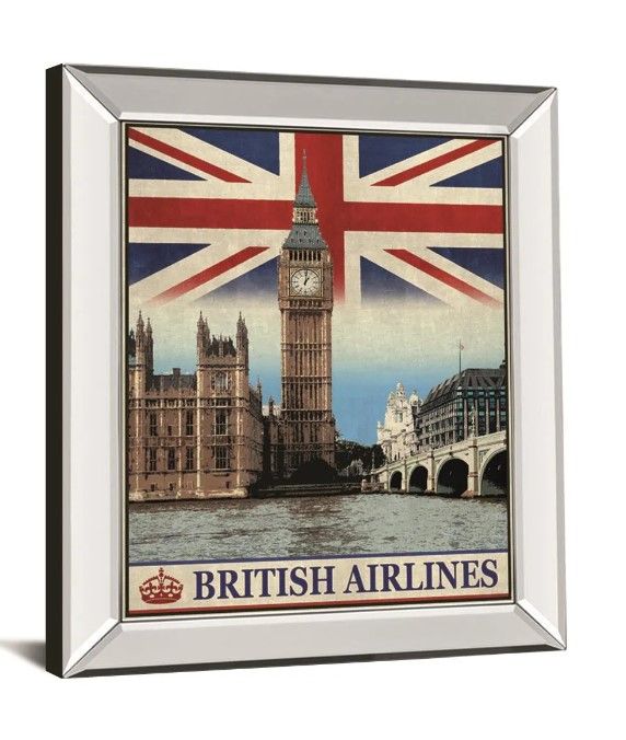 Classy Art The Portmanteau Vintage Travel London Wall Art-1