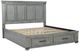 Très grand lit avec rangement de Signature Design by Ashley® Russelyn - Gris-3