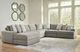 Signature Design by Ashley® Avaliyah 6-Piece Ash Left-Arm Facing Sectional and Chaise-0