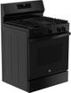 GE® 500 Series 30" Black Freestanding Gas Range-2