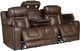 Signature Design by Ashley® Stargin Hickory Power Reclining Sofa with Adjustable Headrest-1