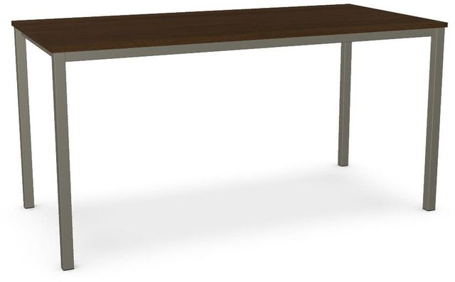 Amisco Customizable Nicholson Walnut Veneer Bar Table-0