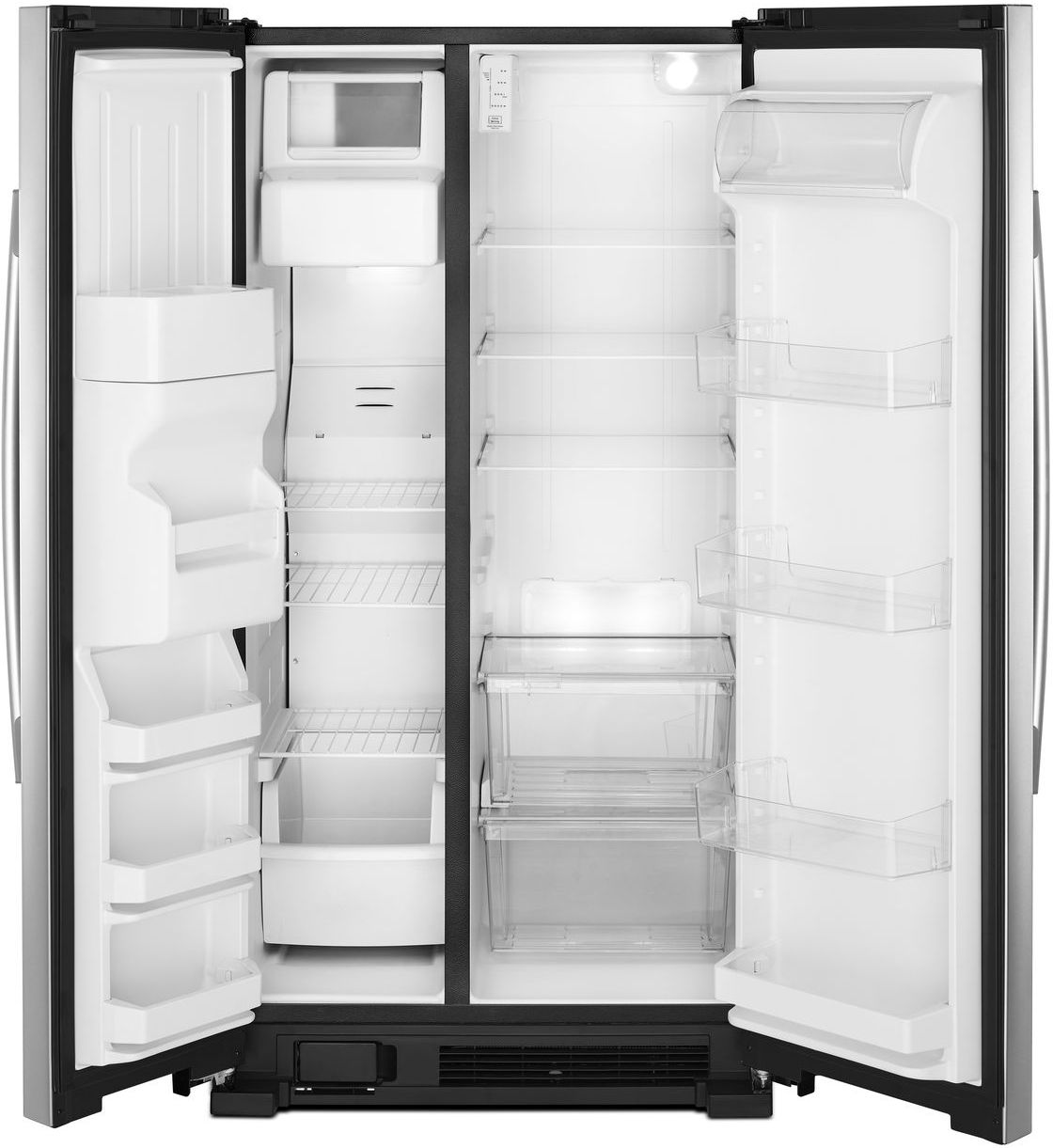 Amana 33 in. 21.4 Cu. Ft. Stainless Steel Side-By-Side Refrigerator - Thumbnail 2
