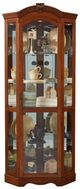 Pulaski™ PFC Warm Cherry Brown Corner Curio-1