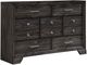 Crown Mark Jaymes Brown 4-Drawer Dresser-0
