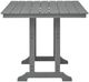 Signature Design by Ashley® Sanctuary Beach Dark Gray Plastic Outdoor Counter Table-2