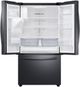 Samsung 27.0 Cu. Ft. Fingerprint Resistant Black Stainless Steel 3-Door French Door Refrigerator-1