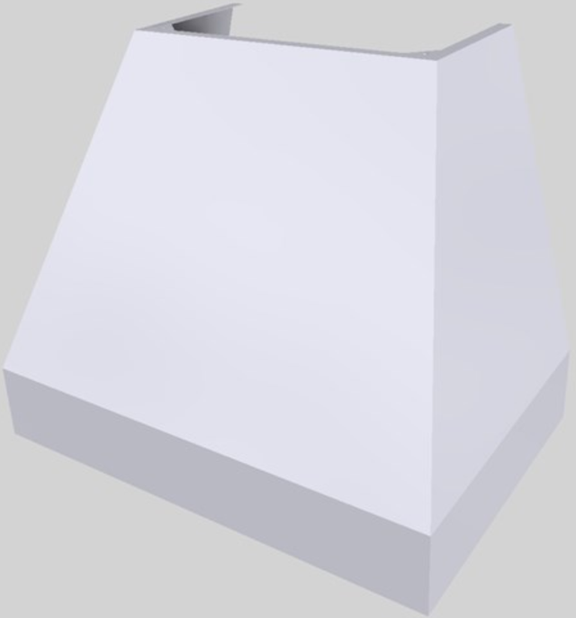 Vent-A-Hood® Designer Series 36" White Wall Mounted Range Hood-4