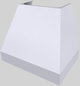 Vent-A-Hood® Designer Series 36" White Wall Mounted Range Hood-4