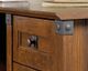 Sauder® Carson Forge® Washington Cherry Corner Computer Desk-3