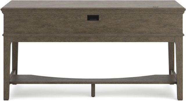 Signature Design by Ashley® Janismore Weathered Gray Office Storage Leg Desk-2