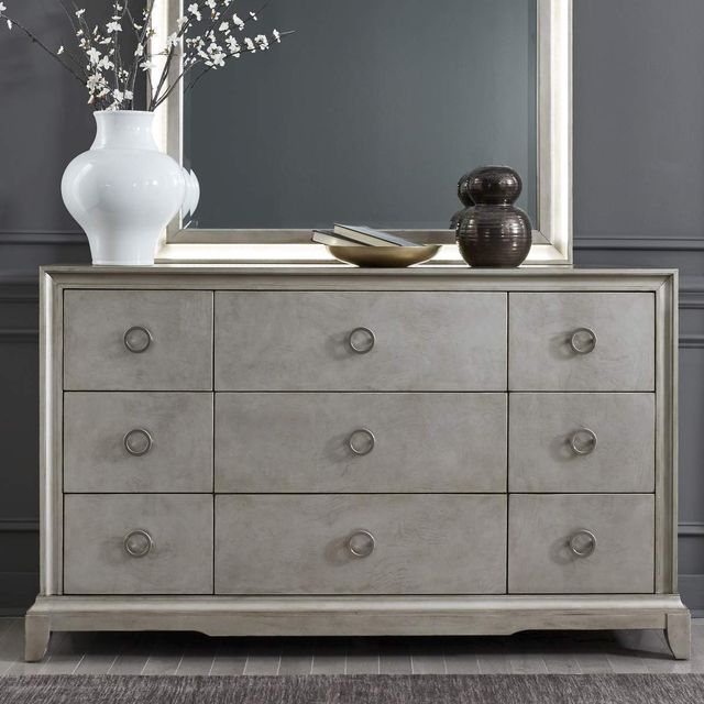 Liberty Furniture Montage 4-Piece Platinum Queen Bedroom Set-3