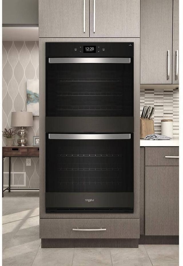 Whirlpool® 30" Black Stainless Steel Double Electric Wall Oven-6