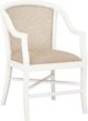 American Woodcrafters Saint Augustine White Accent Chair-0