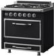 Viking® Tuscany 36" Onyx Pro Style Dual Fuel Range-2