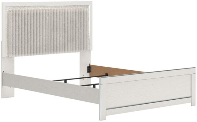Signature Design by Ashley® Zuraleus White Queen Panel Bed with Upholstered Headboard-0