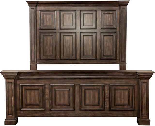 Liberty Furniture Big Valley 5-Piece Brownstone California King Bedroom Set-3