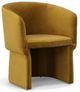 VIG Furniture Modrest Vassar Burnt Umber Velvet Dining Chair-0